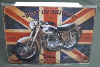 Chapa decorativa com Best of British