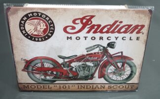 Chapa decorativa com Indian Motorcycle