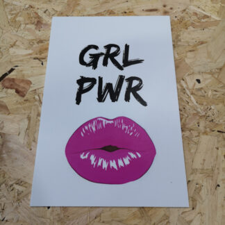 Placa Decorativa em PVC - GRL PWR