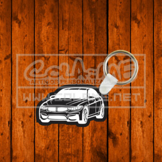 Porta chaves em acrílico preto - BM Serie 4