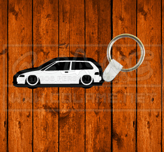 Porta chaves em acrílico preto - Honda EF