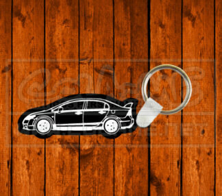 Porta chaves em acrílico preto - Honda FB