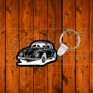 Porta chaves em acrílico preto - VW Carocha