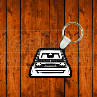 Porta chaves em acrílico preto - VW Golf Mk1