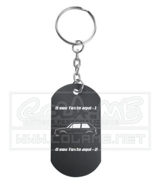 Porta Chaves em alumínio - VW Golf Mk1 GTI