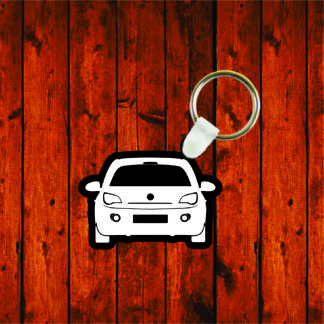Porta chaves em acrílico preto - Opel Adam
