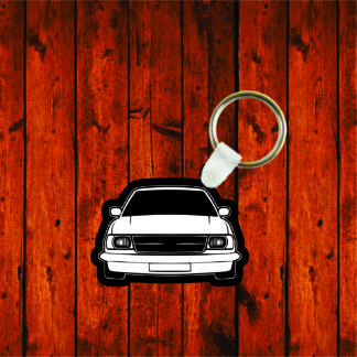 Porta chaves em acrílico preto - Opel Ascona
